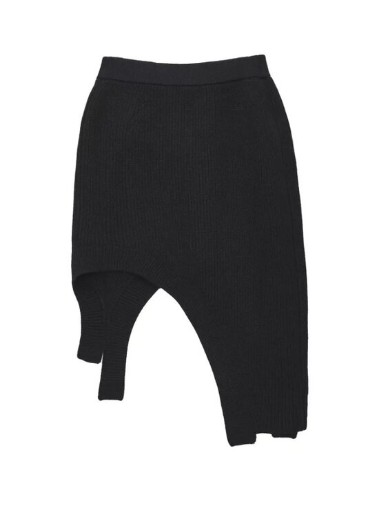 JNBY Black Asymmetric Knit Skirt – XS, New with Tags - Picture 5 of 8